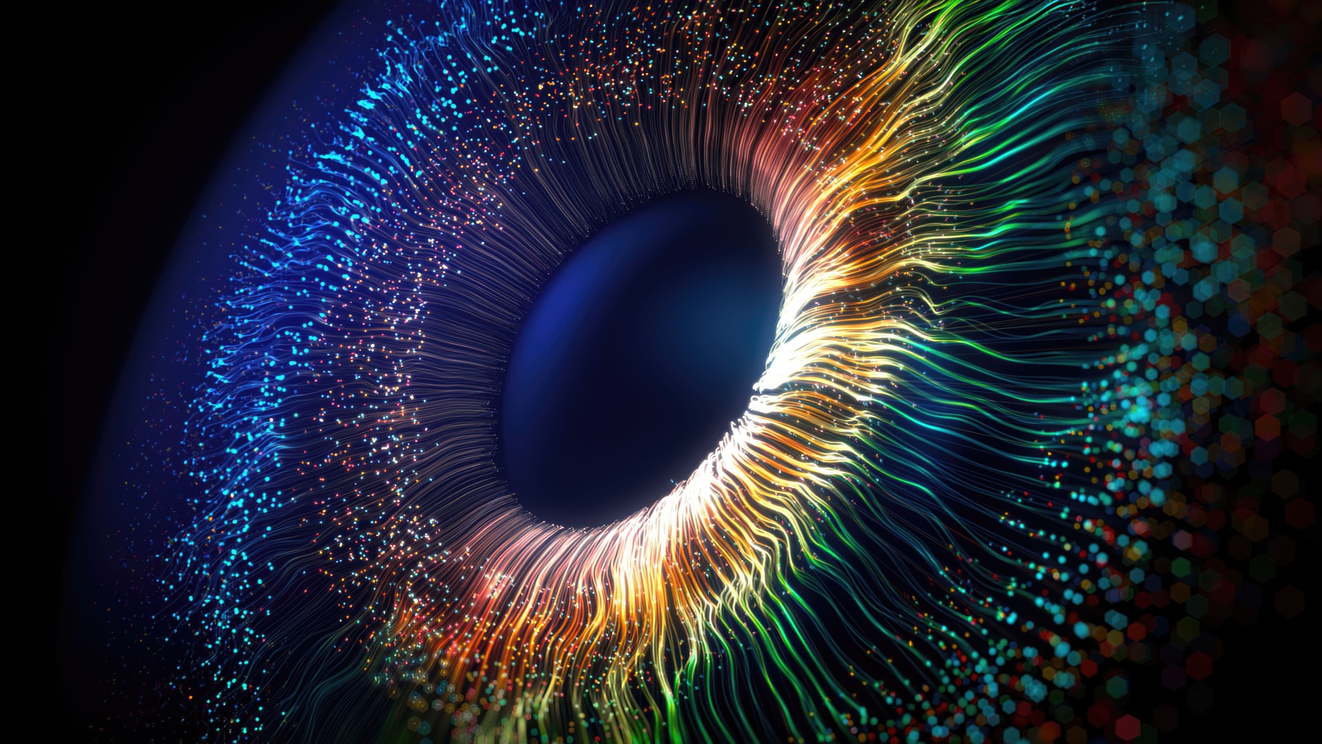 Abstract eye background.